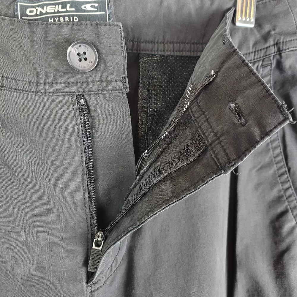 O'NEILL Mission Hybrid Standard Fit Black Outdoor Chino Pants Mens Size 28